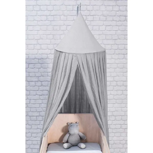 Κουνουπιέρα Vintage Soft Grey (2,45m) - Jollein 3