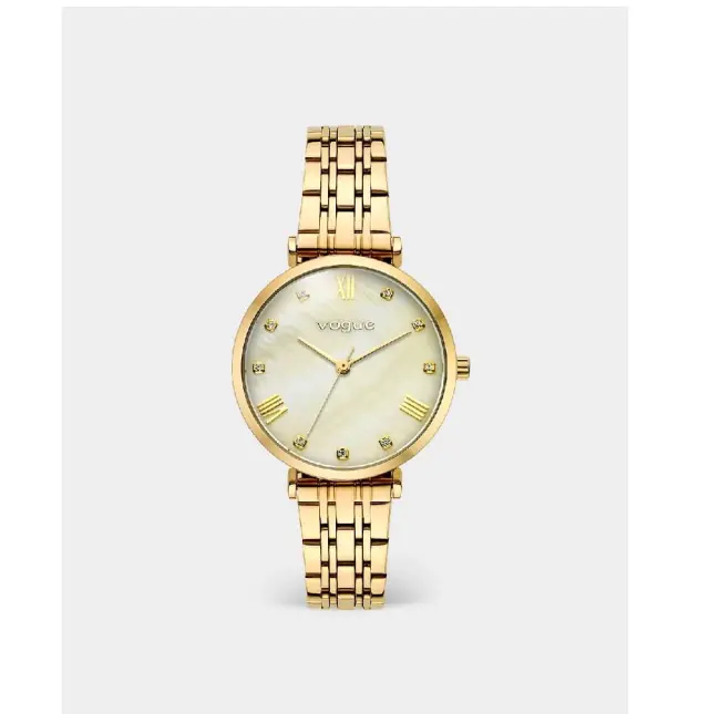 Vogue New Bliss Women's Watch with 18K Gold Plated Steel Bracelet 2020616342