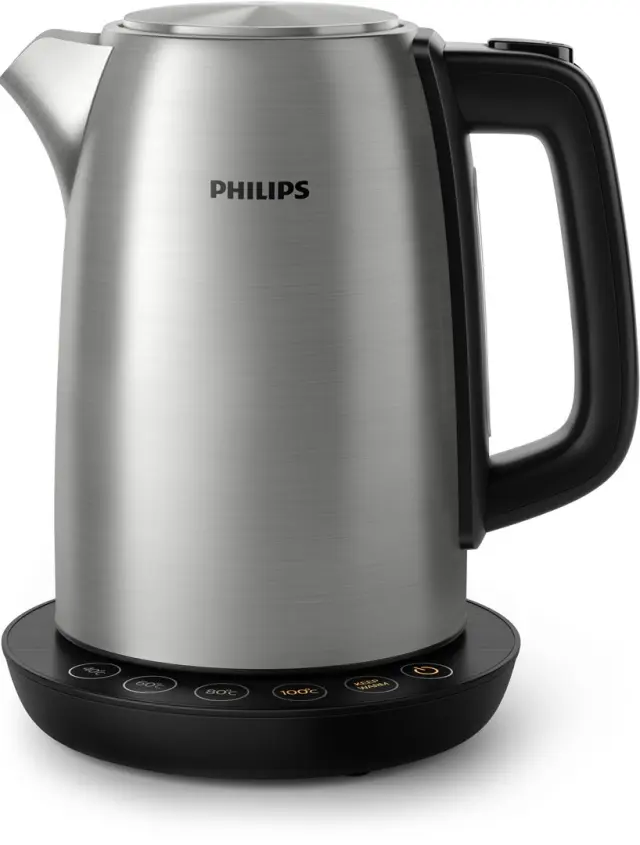 Philips Avance Collection HD9359/90 electric kettle 1.7 L 2200 W Black, Metallic