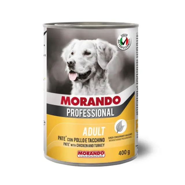Morando Professional Dog Pate Κοτόπουλο & Γαλοπούλα 400gr