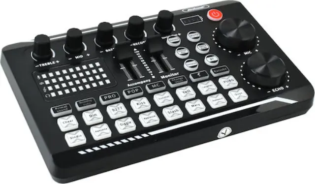 Andowl Q-SK7 Εξωτερική Επαγγελματική Κάρτα Ήχου Συνδεσιμότητα 3.5mm / Bluetooth 51090548