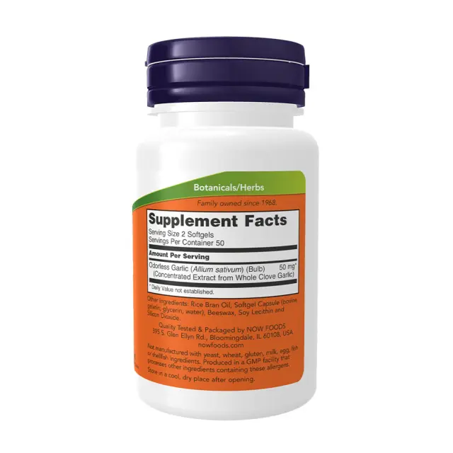 Now Foods Odorless Garlic 2