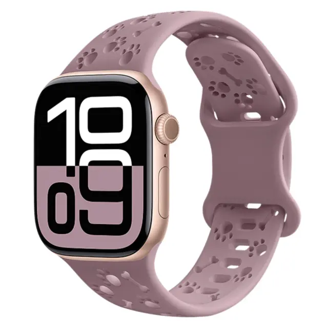 Watchband Hoco WA38 Time Series 38/40/41/42mm Silicon Strap για Apple Watch series 1/2/3/4/5/6/7/8/9/SE/SE2 Ροζ