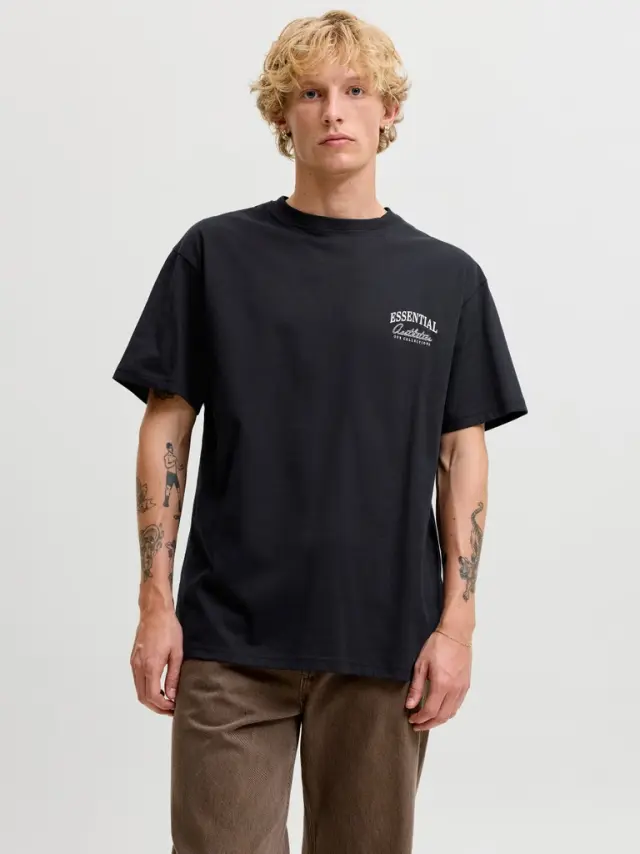 JJEORGANIC RELAXED STUDIO TEE SS ON SN - Black 2