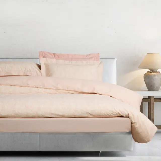 Σετ Σεντόνια 120x200+35 Μονά Casual Das Home 5441 Ivory-Nude Με Λάστιχο70% Βαμβάκι-30% Πολυέστερ