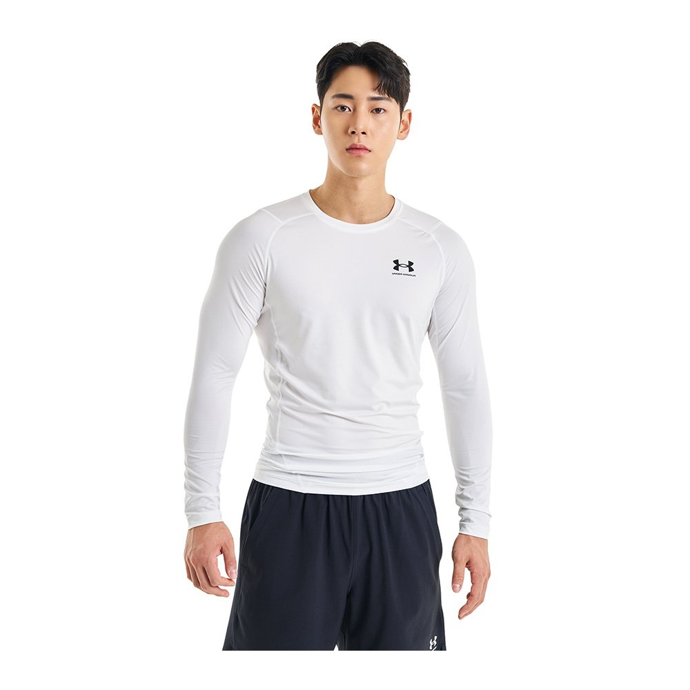 Under Armour Men's HeatGear Compression Longsleeve Tee Άσπρο 1361524-100 (Under Armour) - Large