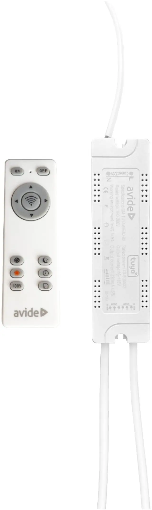 Avide LED Φωτιστικό Οροφής Design Τροφοδοτικό 2.4G 40W-80W TUYA 15.001.1943 2