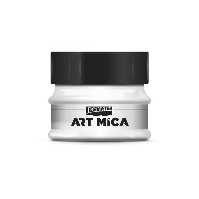 Μίκα Art Mica Pentart, Pearl white, 9gr