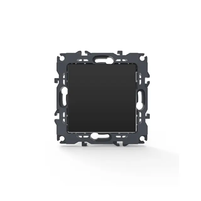 PRIME ΜΠΟΥΤΟΝ ΑΠΛΟ ΜΕ ΚΛΙΠ ΠΛΑΣΤΙΚΟ MAT ΑΝΘΡΑΚΙ 1P 10A 250VAC IP20 / 1000112305