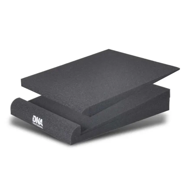 DNA MAP anti-vibration acoustic pad for studio monitor speaker black set of 2 pcs matte polyurethane foam up to 4 kg