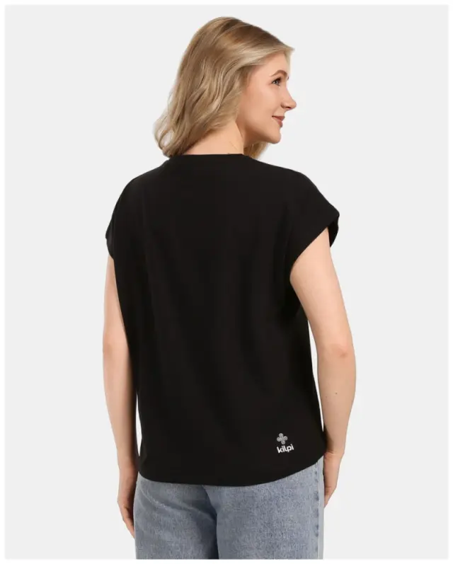Γυναικείο T-shirt Kilpi Roane-W Black Cotton Comfort - 1L0352KI-BLK - 40-L 2