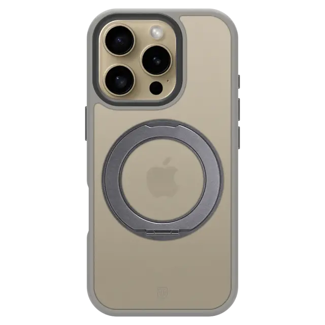 Tactical MagForce Hyperstand Cover for Apple iPhone 16 Pro Light Grey 3
