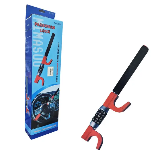 Αντικλεπτικό Κλειδί Τιμονιού Με Κωδικό – Steering Wheel Password Lock 013202