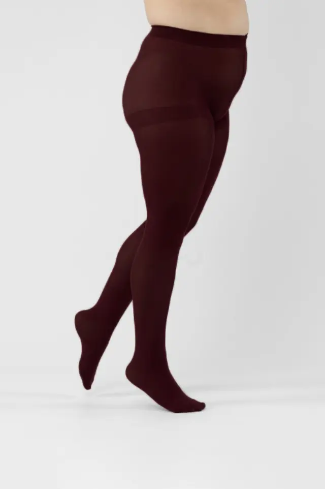 Καλσόν plus size μπορντό