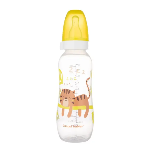 Στενό Μπουκάλι 330ml +12m PP Africa Canpol Yellow 59/205