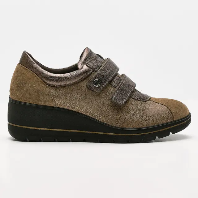 Imac Sneakers Γυναικείο ύφασμα/δέρμα Nubuck Μπεζ IMA/655750 SINT./TAUPE