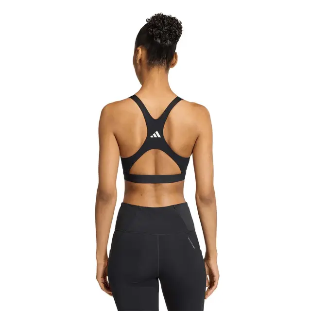 adidas Performance Women's Optime Essentials Workout High Support Bra Μαύρο JX5493 (adidas Performance) 2