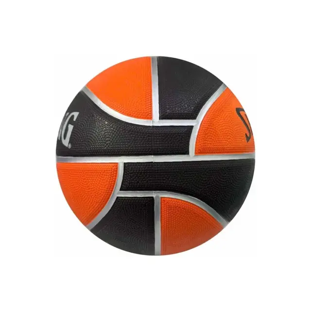 Spalding Adult TF-150 Euroleague Athens Final Four 2026 Size 7 Basket Ball Μαύρο - Πορτοκαλί 85-614Z1 (Spalding) - 7 3