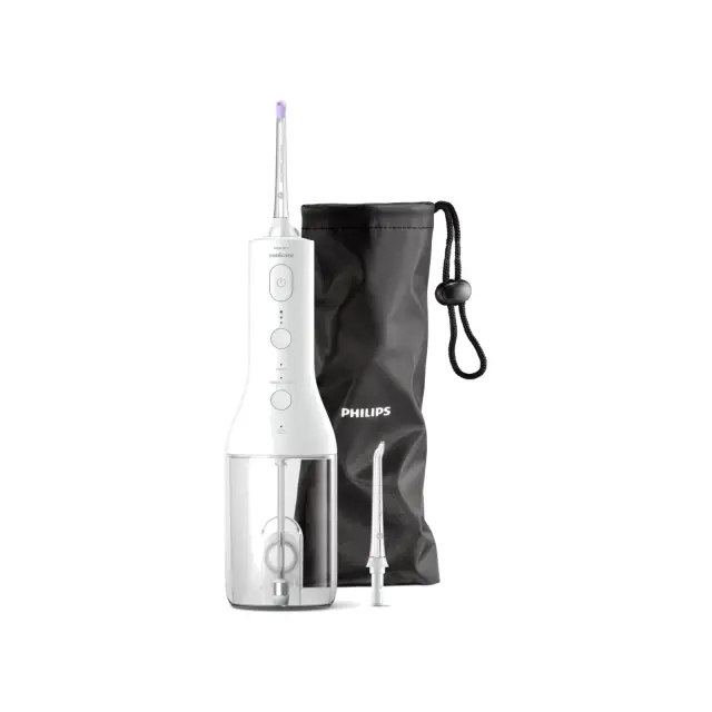 Philips Sonicare Cordless Power Flosser 3000 HX3826/31 Ασύρματο Water Flosser με Θήκη Ταξιδίου Λευκό