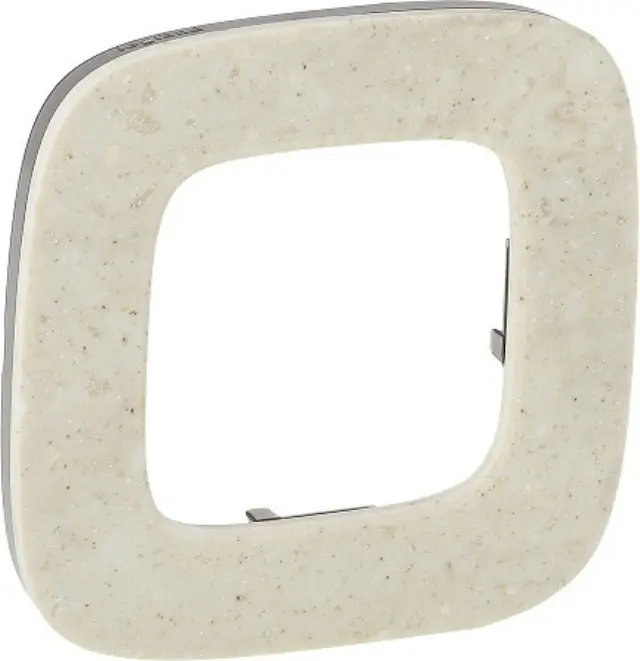 Plate Valena Allure IP20, IK04, 90 mm, 10 mm, Beige, 1-Gang