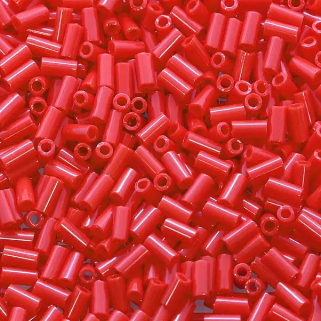 Χάντρα Miyuki Glass Bugles - 408 - Opaque Red 3mm - 10gr