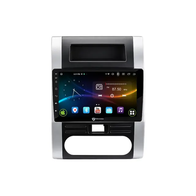 VenCore Οθόνη Multimedia Android 15 10.1" 9109A MTK6762 Octa-Core 2GB/32GB IPS με Πρόσοψη, CarPlay, Android Auto και Υποστήριξη Κάμερας Οπισθοπορείας AHD για Nissan X-Trail 2007-2013 – Ασημί (3236-10008-0223S) 2