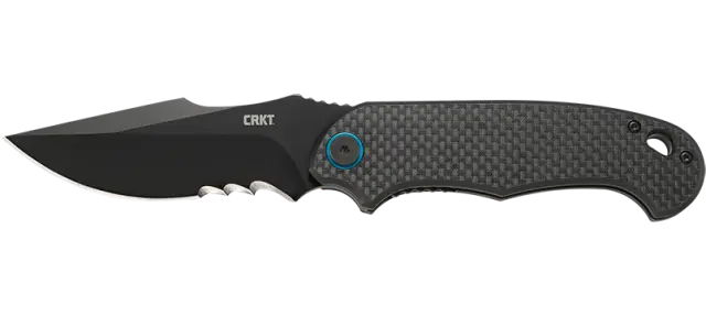 Σουγιάς CRKT P.S.D. (PARTICLE. SEPARATION. DEVICE.) BLACK W/VEFF SERRATIONS
