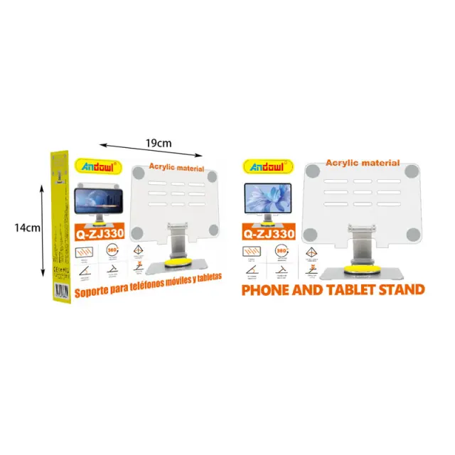 Andowl Βάση για κινητό και τάμπλετ Q-ZJ330 - Phone and Tablet Stand 075940 2