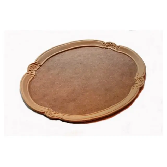 Δίσκος σερβιρίσματος mdf οβάλ, 41x31cm