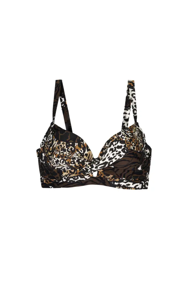 Top μαγιό animal print 3