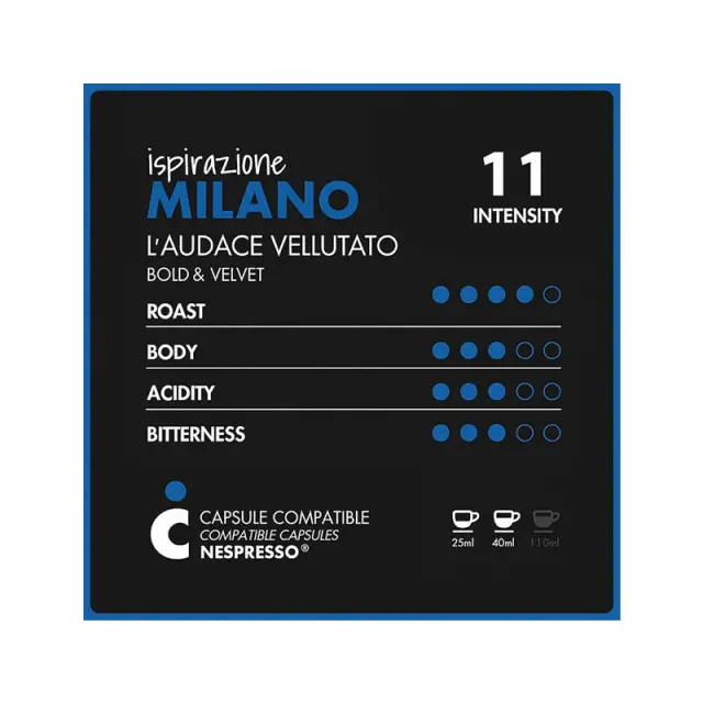 IL Caffe Italiano Milano 30 Nespresso κάψουλες αλουμινίου 3
