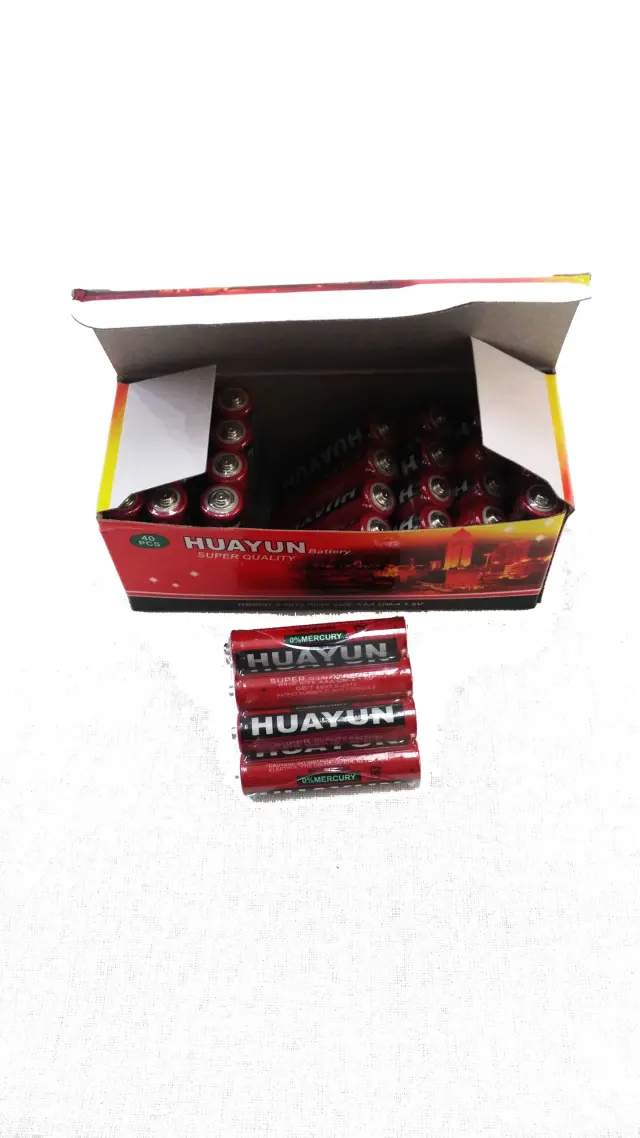 Μπαταρία AAA - 1.5V - (4 τεμάχια) HUAYUN code: GB/T8897/2 3