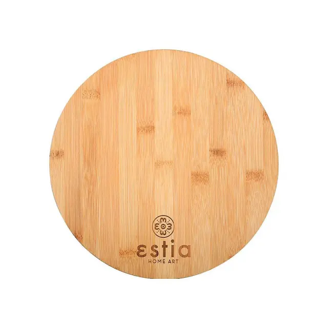 Επιφάνεια Κοπής Essentials Στρογγυλό Bamboo 28cm Estia 01-13769