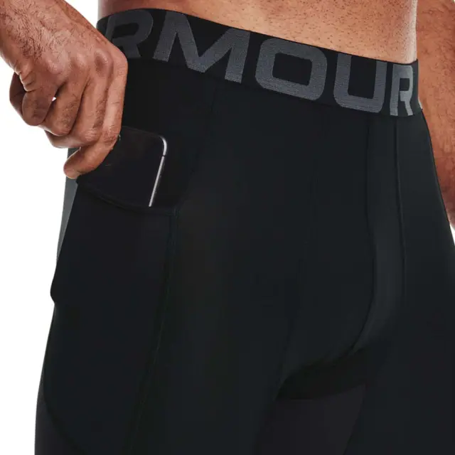 Under Armour Men's HeatGear Armour 3/4 Legging Μαύρο 1361588-001 (Under Armour) 3