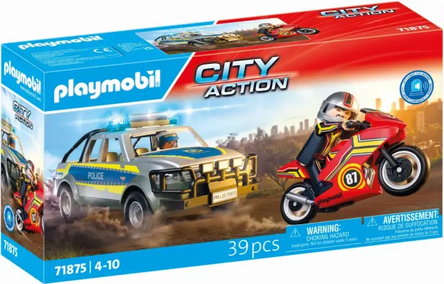 Playmobil City Action Αστυνομικό Όχημα Pickup Και Μοτοσυκλέτα / 71875 (Playmobil) 2