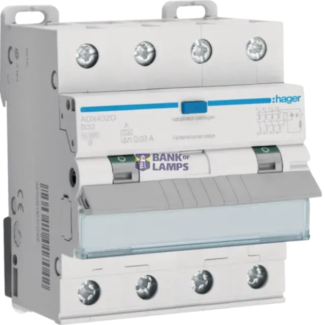 RCBO 4P 10kA B-32A 30mA type A