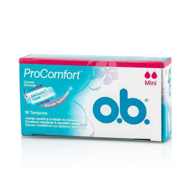 o.b. ProComfort Mini Ταμπόν για Ήπια Ροή, 16τμχ