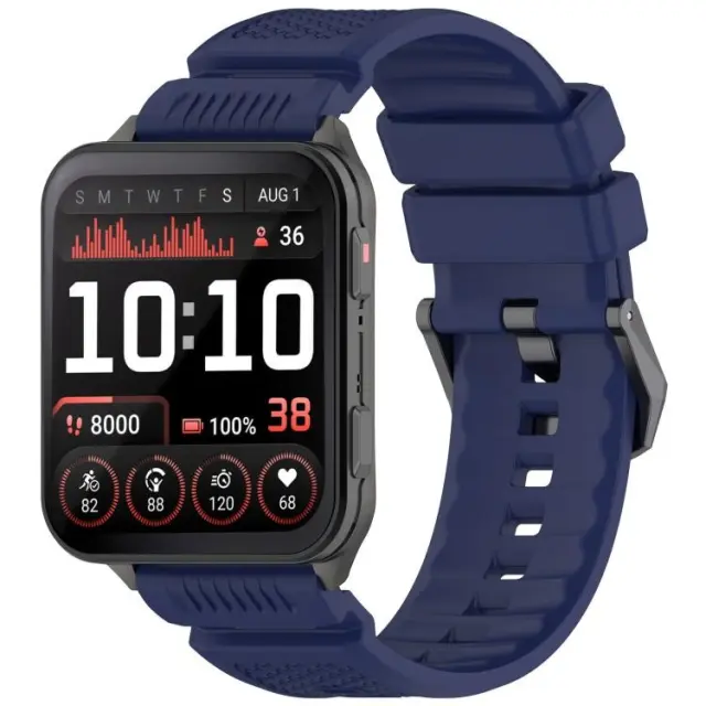 Armor Style Λουράκι για Garmin Venu X1-Dark Blue OEM