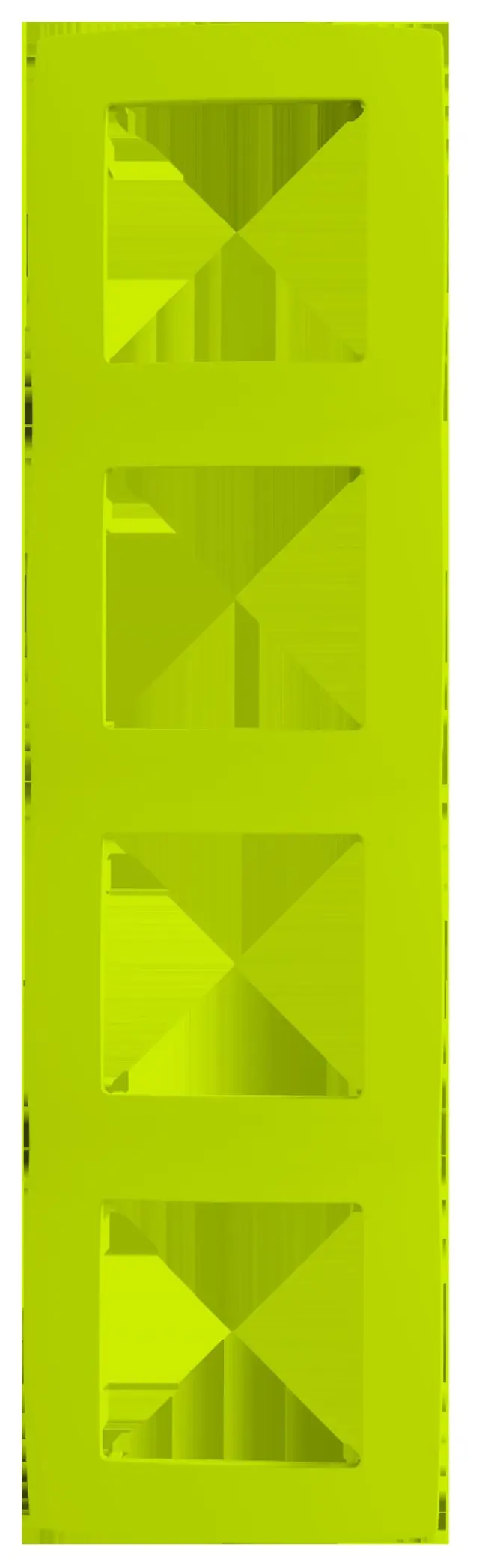 PRIME ΠΛΑΙΣΙΟ 4 ΘΕΣΕΩΝ ΛΑΧΑΝΙ IP20 / 1000119308