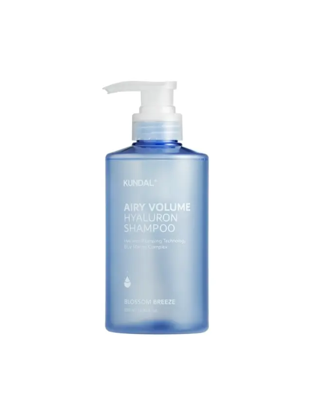 Kundal Airy Volume Hyaluron Shampoo 500ml - Σαμπουάν με υαλουρονικό για όγκο με άρωμα Blossom Breeze