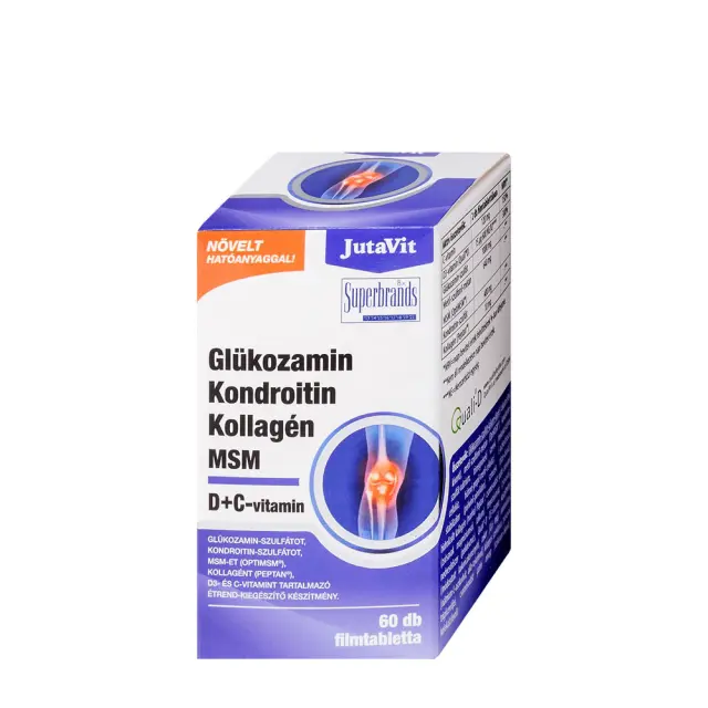 JutaVit Glucosamine Collagen MSM Vitamin D + C 60 Tablets