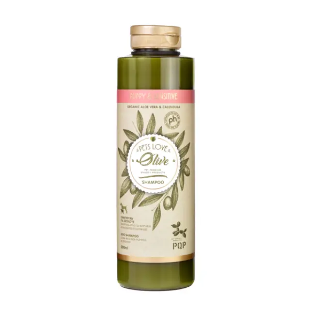 PQP Olive Organic Σαμπουάν Σκύλου Puppy & Sensitive 500ml Μονόχρωμο
