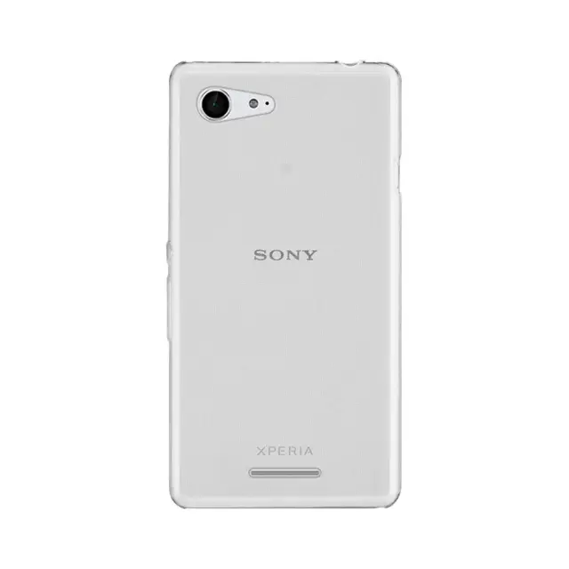 Θήκη Σιλικόνης Ultra Slim Silicone Case Για Sony Xperia E3 Διάφανη