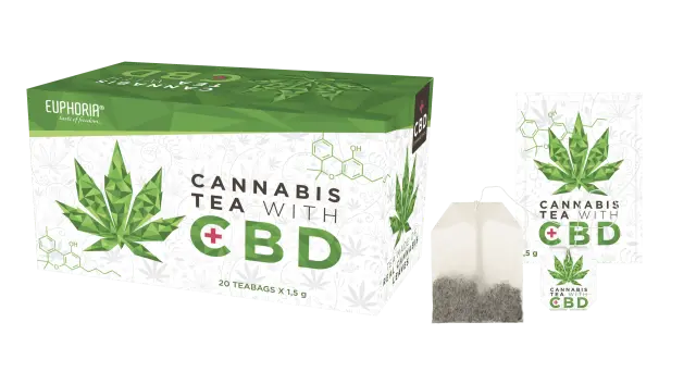 Τσάι Κάνναβης με 50mg CBD - 20 φακελάκια