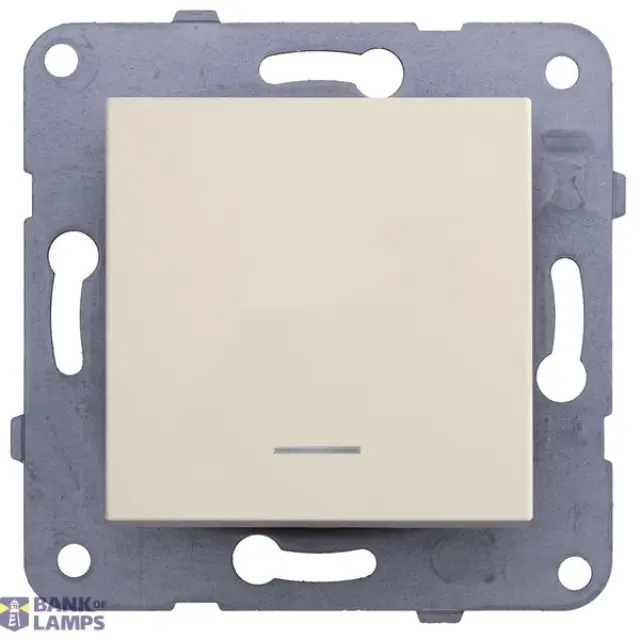 Karre-Meridian Beige (Quick Connection) Illuminated Switch