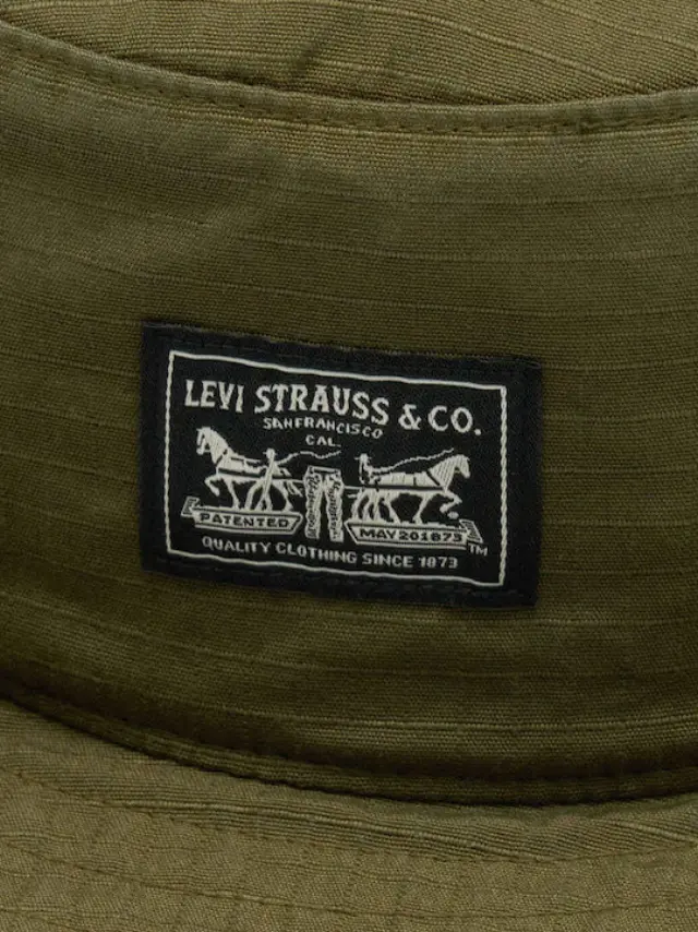 Summer Drawstring Bucket Hat TRUE OLIVE - M 3