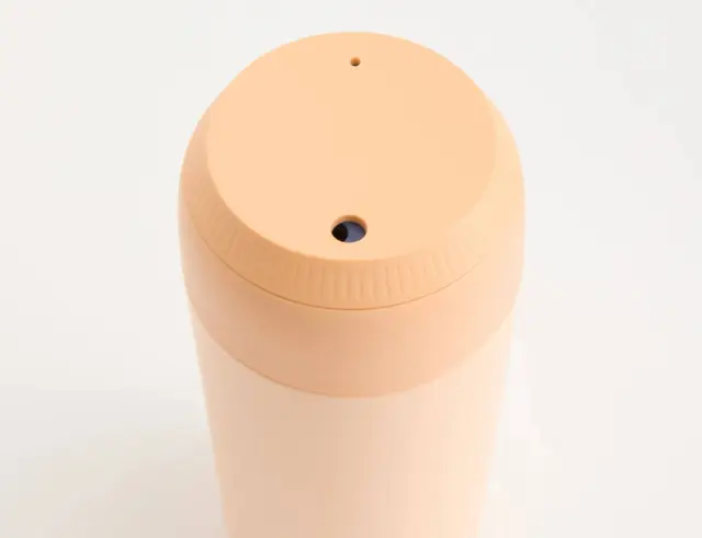 Ποτήρι Θερμός Series 2 Chilly's με χωρητικότητα 500ml και διατήρηση θερμοκρασίας 4h ζεστό - Peach Orange 2