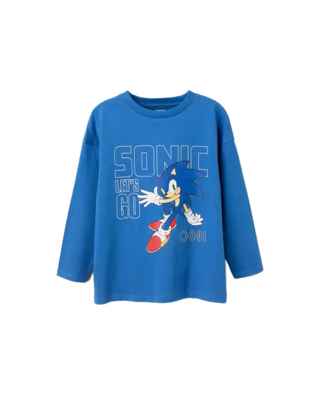 Zippy παιδική μπλούζα Sonic για αγόρι ZKBAP0303_26091-1