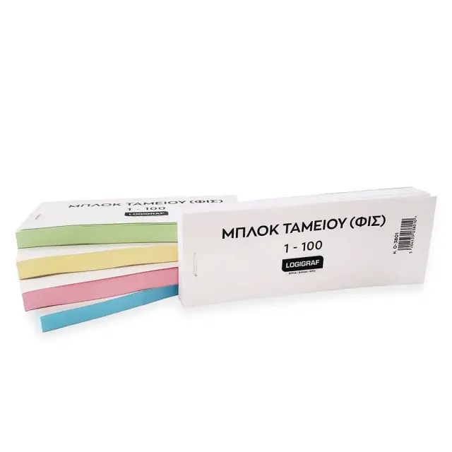 Μπλοκ Φις Λαχνοί Σιέλ 1-100 6x16 0-3801 2