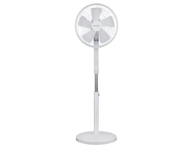 Ανεμιστήρας Ορθοστάτης Singer 7010/02WH με διάμετρο 40cm, ισχύ 55W και 3 ταχύτητες - White7010/02WH